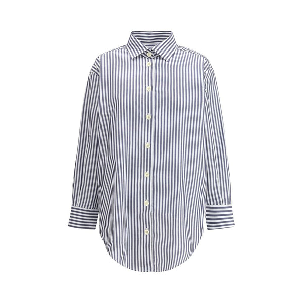 Deperlu Blue Cotton Shirt