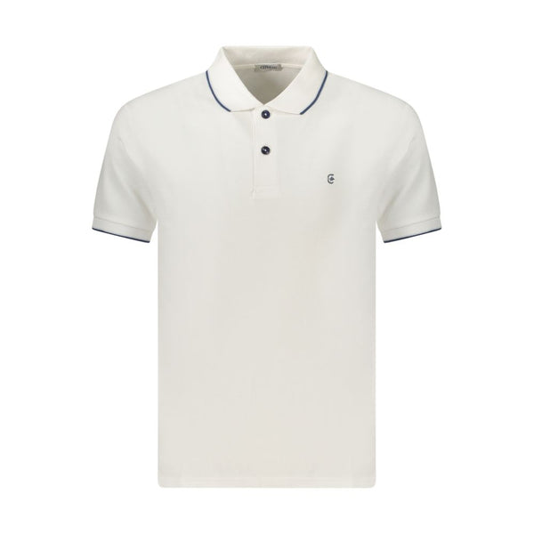 Coveri Moving Bianco Cotton Men Polo