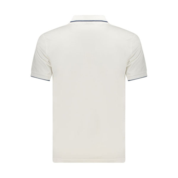 Coveri Moving Bianco Cotton Men Polo