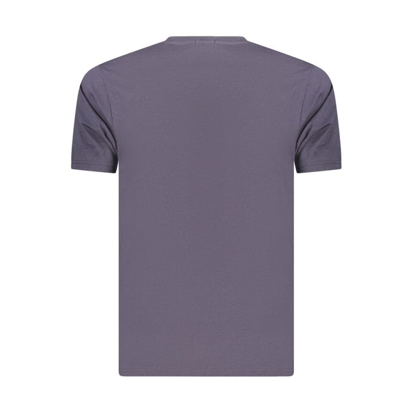 Coveri Moving Blue Cotton Men's T-Shirt
