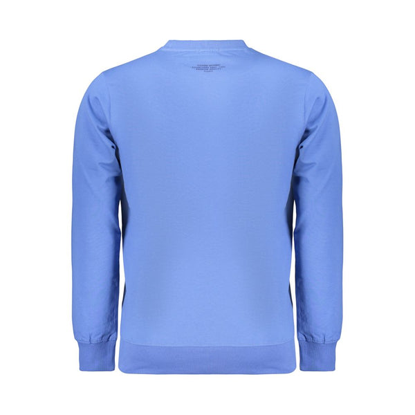 Coveri Moving Blue Cotton Men's Sweatshirt