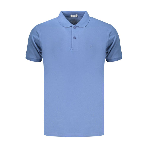 Coveri Moving Blue Cotton Men's Polo Shirt