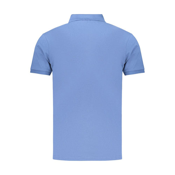 Coveri Moving Blue Cotton Men's Polo Shirt