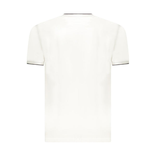 Coveri Moving White Cotton Men's T-Shirt