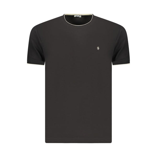 Coveri Moving Black Cotton Men's T-Shirt