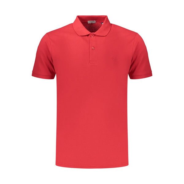 Coveri Moving Red Cotton Men's Polo