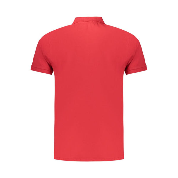 Coveri Moving Red Cotton Men's Polo