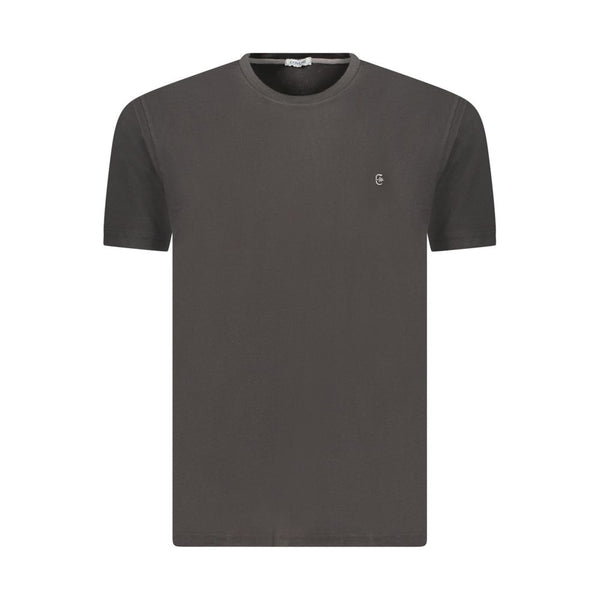 Coveri Moving Black Cotton Men's T-Shirt