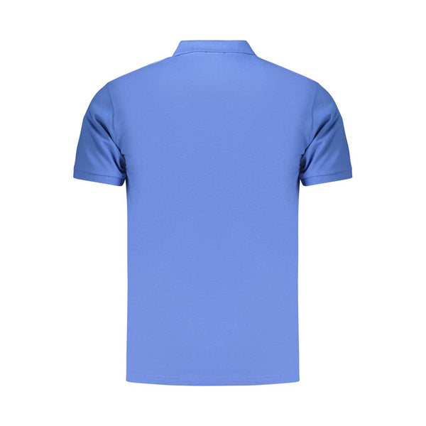 Coveri Moving Blue Cotton Men's Polo Shirt