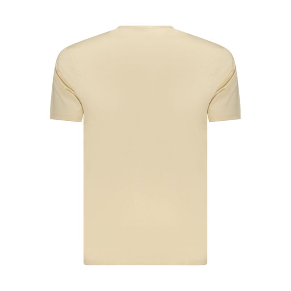 Coveri Moving Beige Cotton Men's T-Shirt