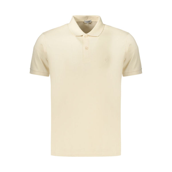 Coveri Moving Beige Cotton Men Polo