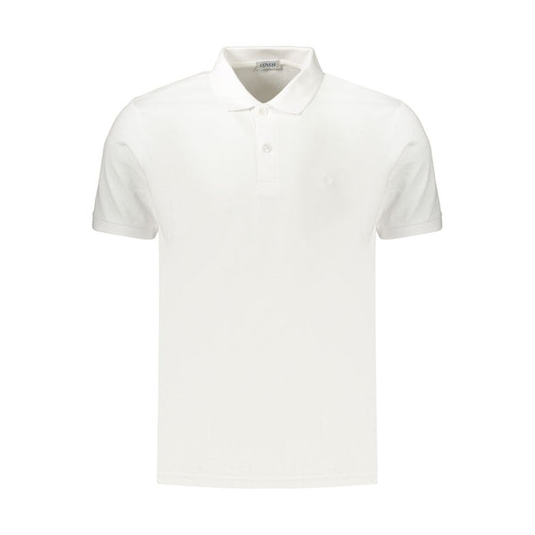 Coveri Moving Bianco Cotton Men's Polo