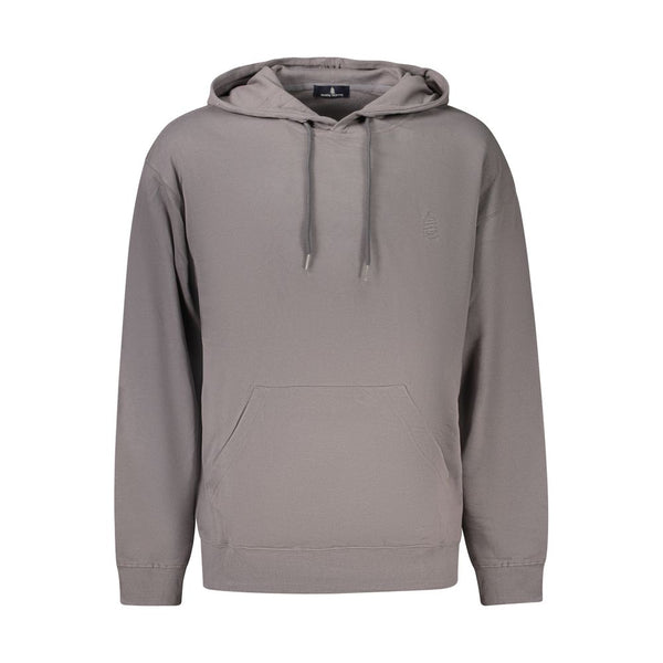 Marina Yachting Gray Cotton Mens Sweatshirt