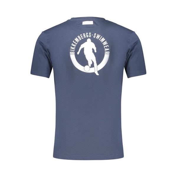Bikkembergs Blue Cotton Men's T-Shirt
