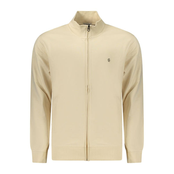 Coveri Moving Beige Cotton Men's Sweatshirt