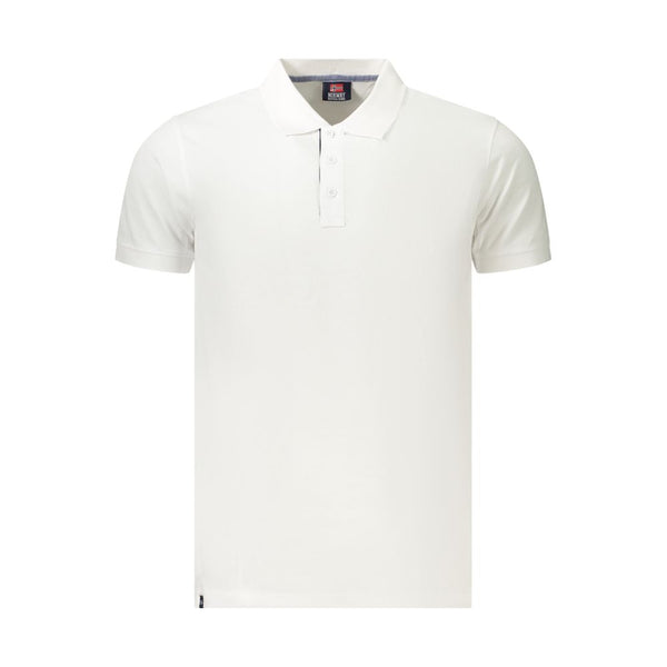 Norway 1963 White Cotton Men's Polo Shirt