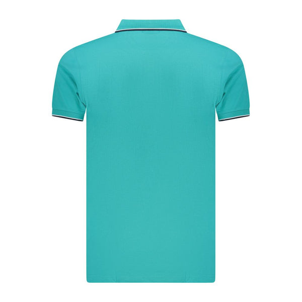 Norway 1963 Azzurro Cotton Mens Polo