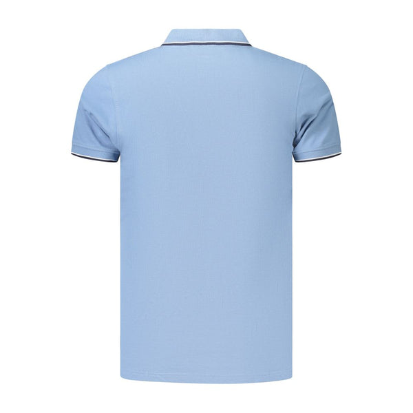 Norway 1963 Azzurro Cotton Mens Polo