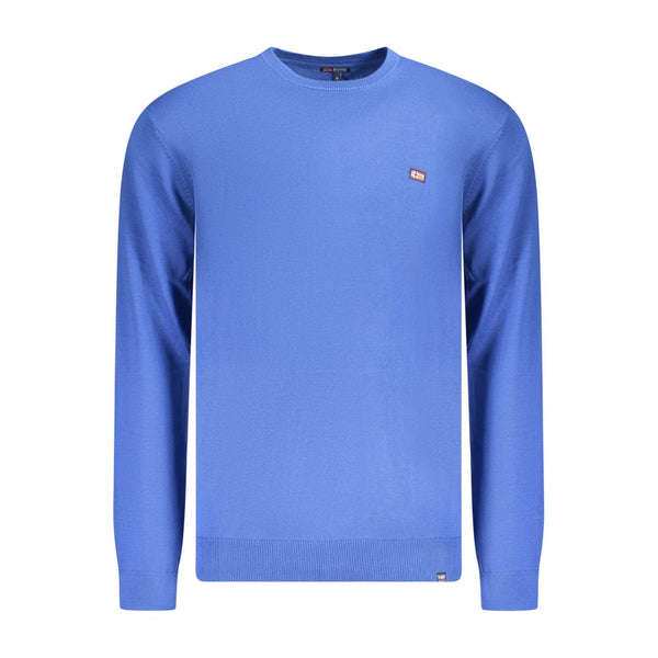 Norway 1963 Blue Cotton Men's Sweater