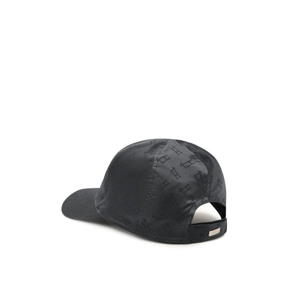 Herno Black Polyamide Cap (Baseball Hat)