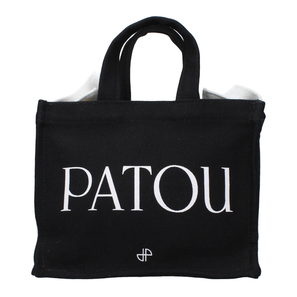 Patou Black Cotton Handbag