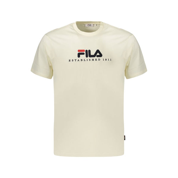 Fila Beige Cotton Men's T-Shirt
