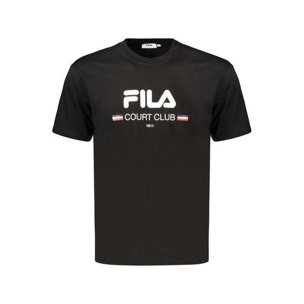 Fila Black Cotton Men's T-Shirt