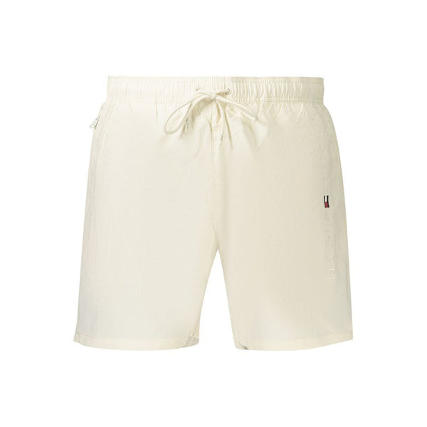 Tommy Hilfiger Beige Polyester Men's Short