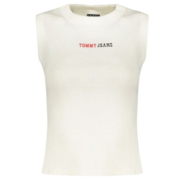 Tommy Hilfiger White Cotton Women's Tank