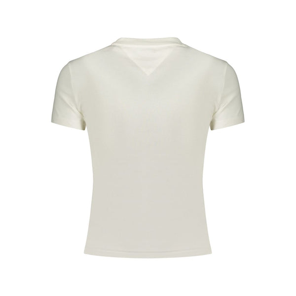 Tommy Hilfiger Bianco Cotton Women's T-Shirt
