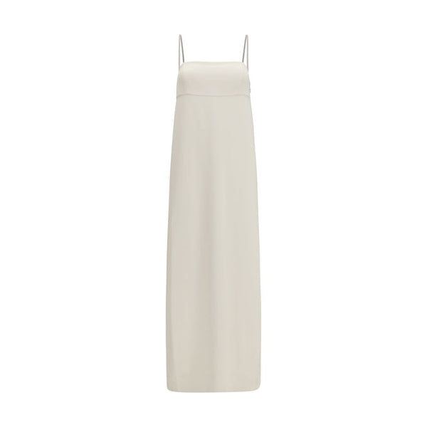 Brunello Cucinelli White Acetate Casual Dress