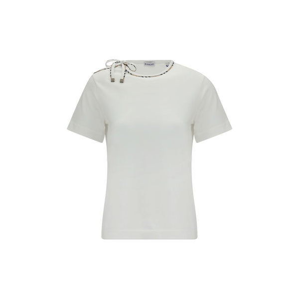 Burberry White Cotton T-Shirt