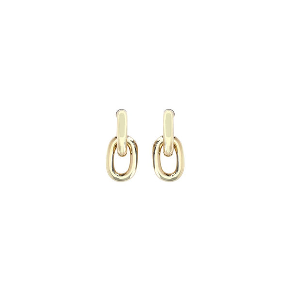 Rabanne Gold Resin Earrings