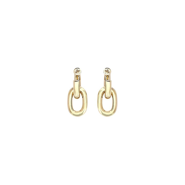 Rabanne Gold Resin Earrings