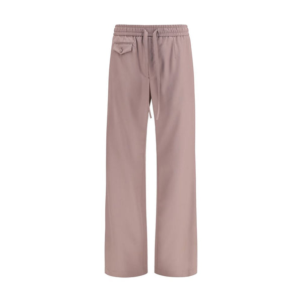 Dolce & Gabbana Brown Wool Oves Aries Joggers (Workout Pants)