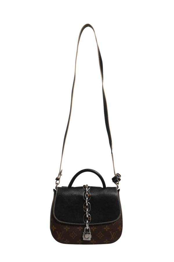 Louis Vuitton Calfskin Monogram Chain It Bag PM Black