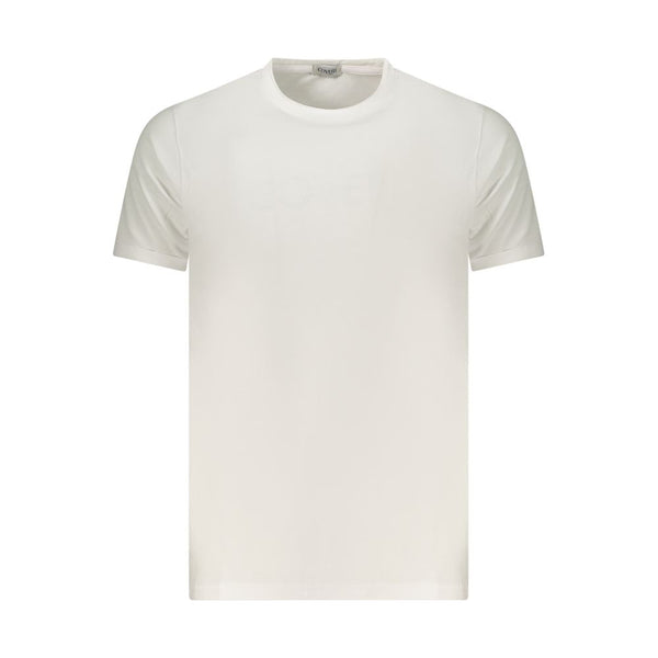 Coveri Moving White Cotton Men's T-Shirt