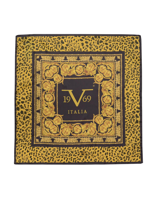 19V69 Italia Multicolor Polyester Scarf