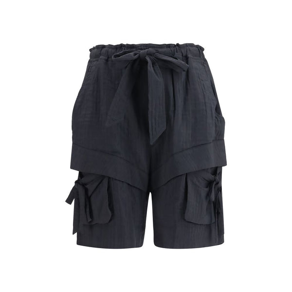 Isabel Marant Étoile Black Viscose Bermuda Shorts