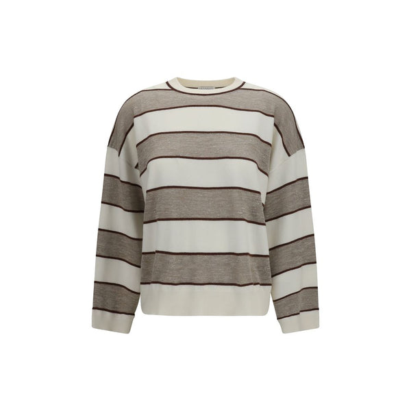 Brunello Cucinelli Beige Wool Oves Aries Sweatshirt