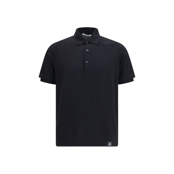 Premiata Black Cotton Polo Shirt