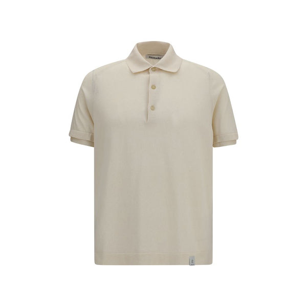 Premiata Beige Cotton Polo Shirt