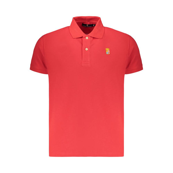 Marina Militare Rosso Cotton Men's Polo