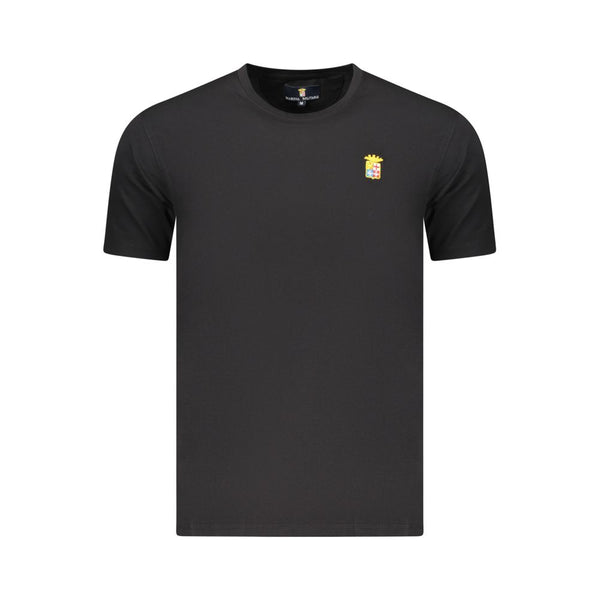 Marina Militare Black Cotton Men's T-Shirt