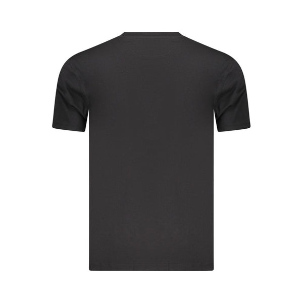 Marina Militare Black Cotton Men's T-Shirt