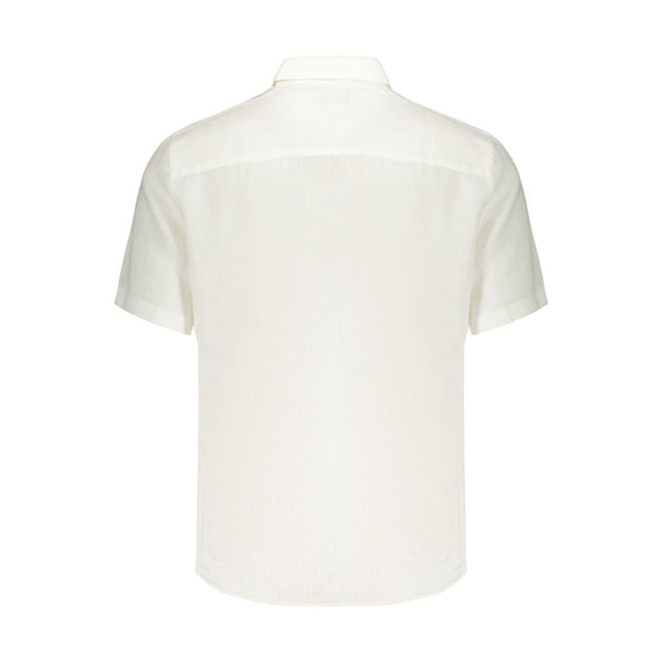 North Sails White Linen Men's Shirt