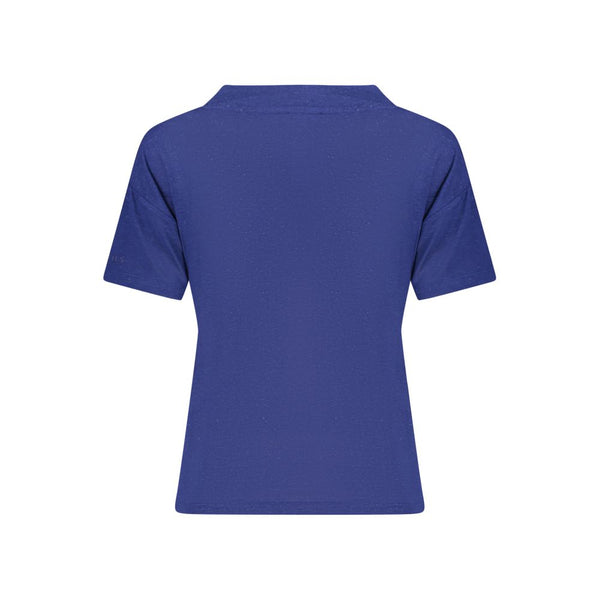 North Sails Blue Viscose Woman T-Shirt