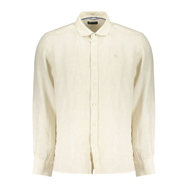 North Sails Beige Linen Men's Shirt