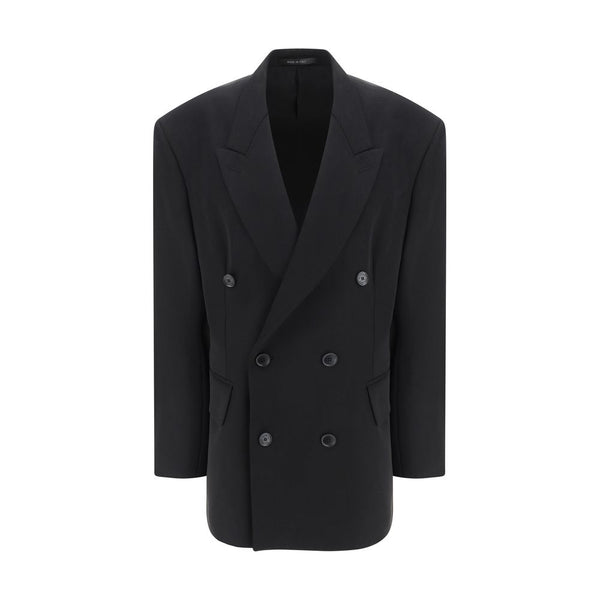 Balenciaga Black Wool Oves Aries Blazer