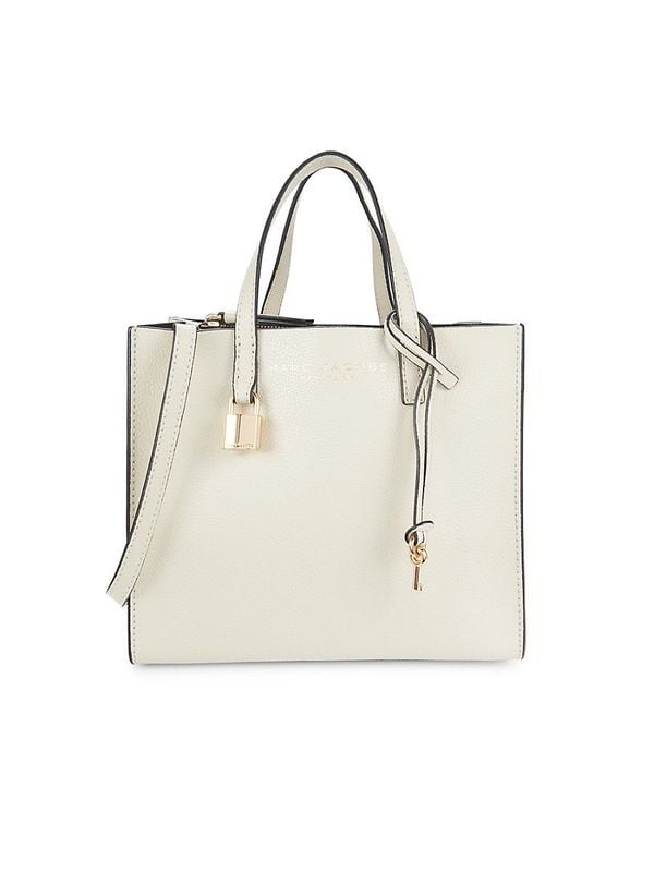 Marc Jacobs Women'S Mini Pebbled Tote - Marshmallow